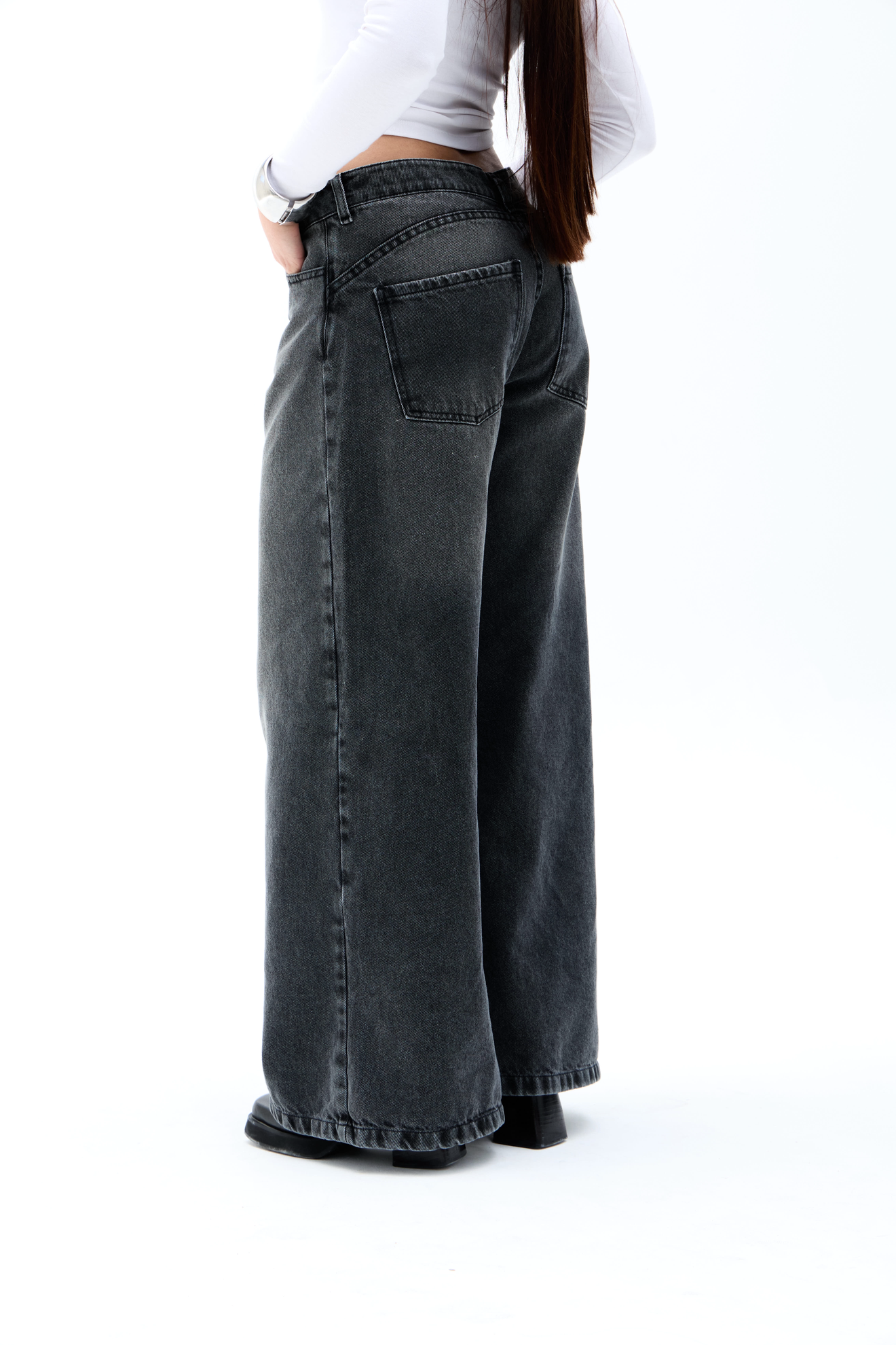 Pantalon Denim Oscuro
